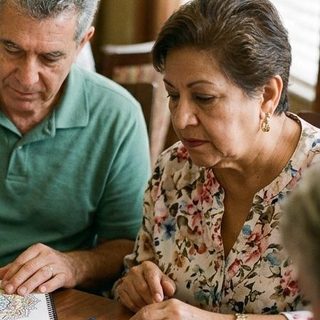 Adult Coloring activity art