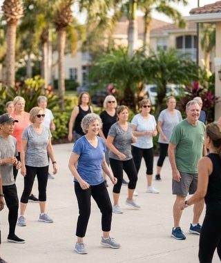 Aerobics activity art