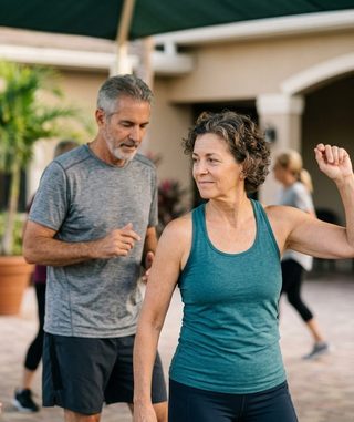 Aerobics activity art