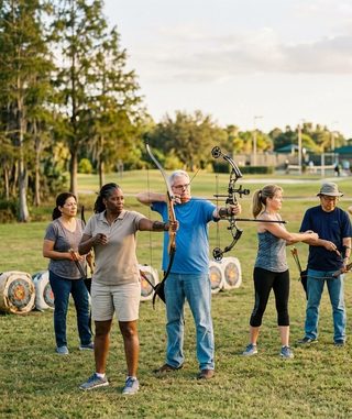 Archery activity art