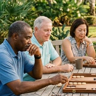 Backgammon activity art