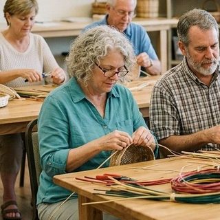 Basketry activity art