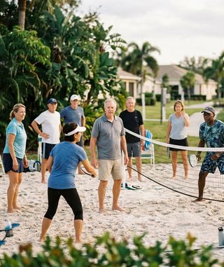 Beach Tennis activity art