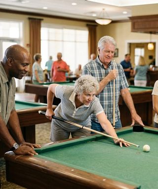 Billiards activity art