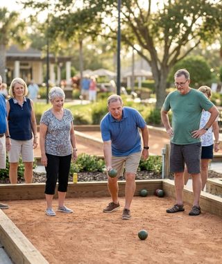 Bocce activity art