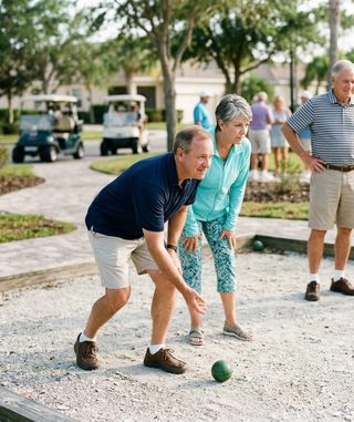 Bocce activity art