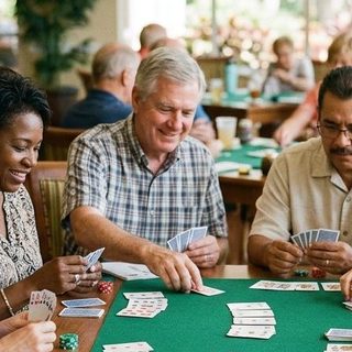 Canasta activity art