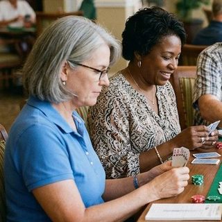 Canasta activity art