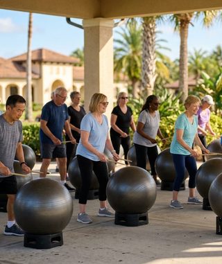 Cardio Drumming activity art