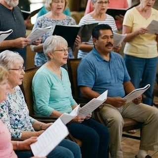 Choral activity art