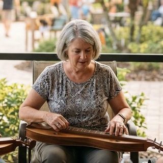 Dulcimer activity art