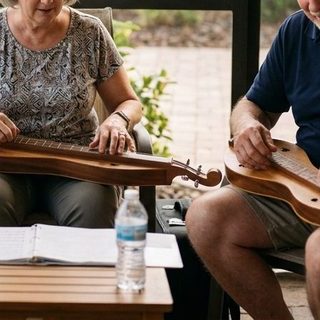 Dulcimer activity art