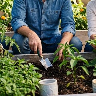 Gardening activity art
