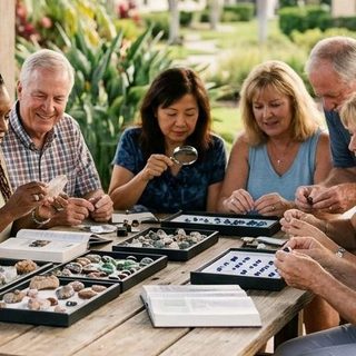 Gemstones activity art