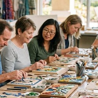 Glass & Mosaic activity art