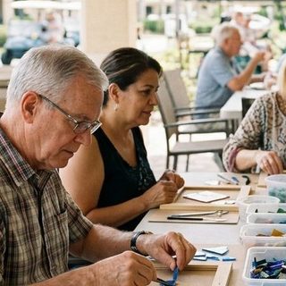 Glass & Mosaic activity art