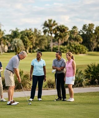 Golf activity art