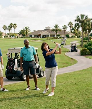 Golf activity art