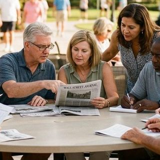 Investing activity art