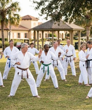 Karate activity art