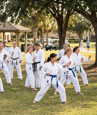 Karate activity art