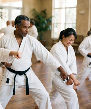 Karate activity art