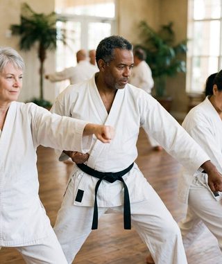 Karate activity art
