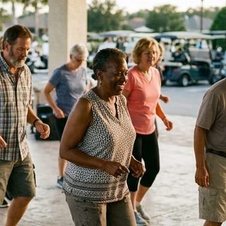 Line Dance activity art