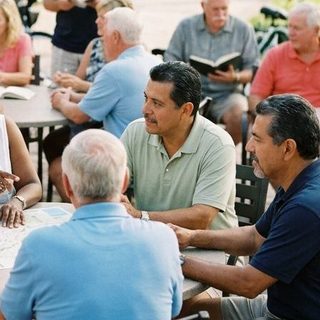 Meeting People activity art