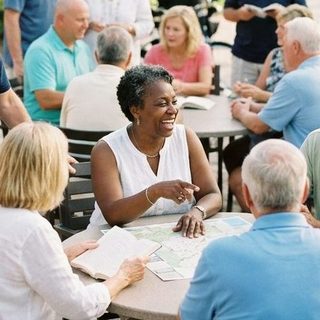 Meeting People activity art