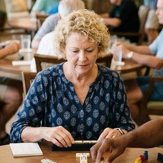 Mexican Train activity art