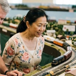 Model Trains activity art