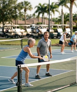 Pickleball activity art