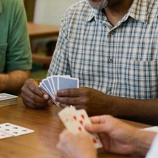 Pinochle activity art