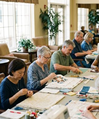 Quilting activity art