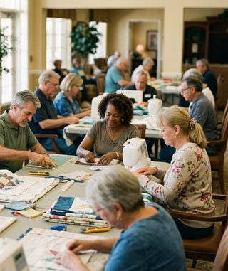 Quilting activity art