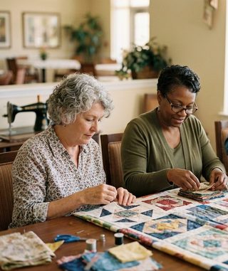 Quilting activity art