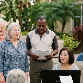 Singing activity art