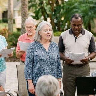 Singing activity art