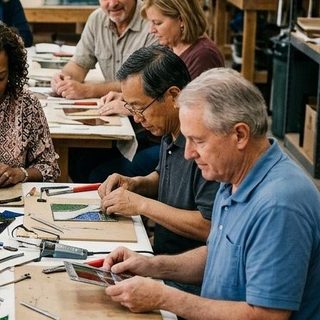 Stained Glass activity art
