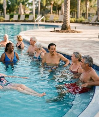 Swim activity art