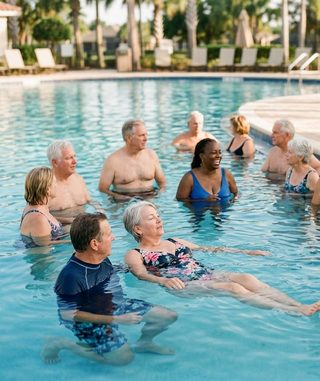 Swim activity art