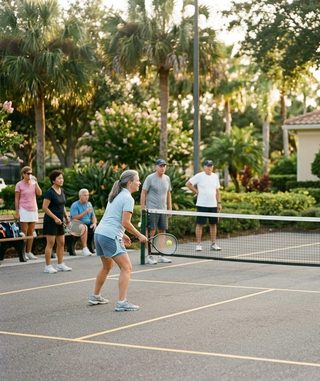 Touch Tennis activity art