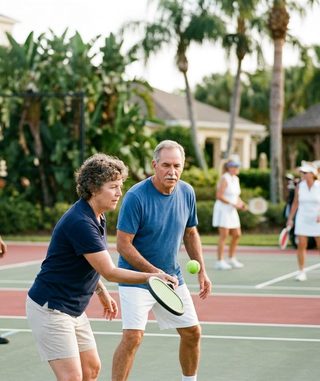 Touch Tennis activity art