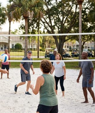 Volleyball activity art