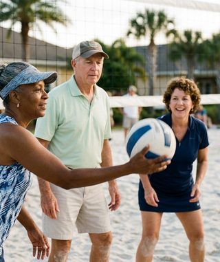 Volleyball activity art