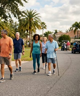 Walking activity art
